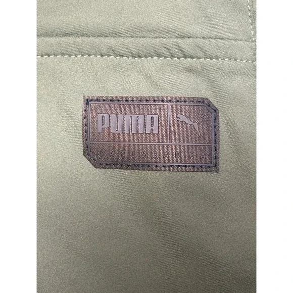 Puma Womens Half Zip Windbreaker Thyme Green Pullover Jacket Size M NEW - Picture 7 of 7